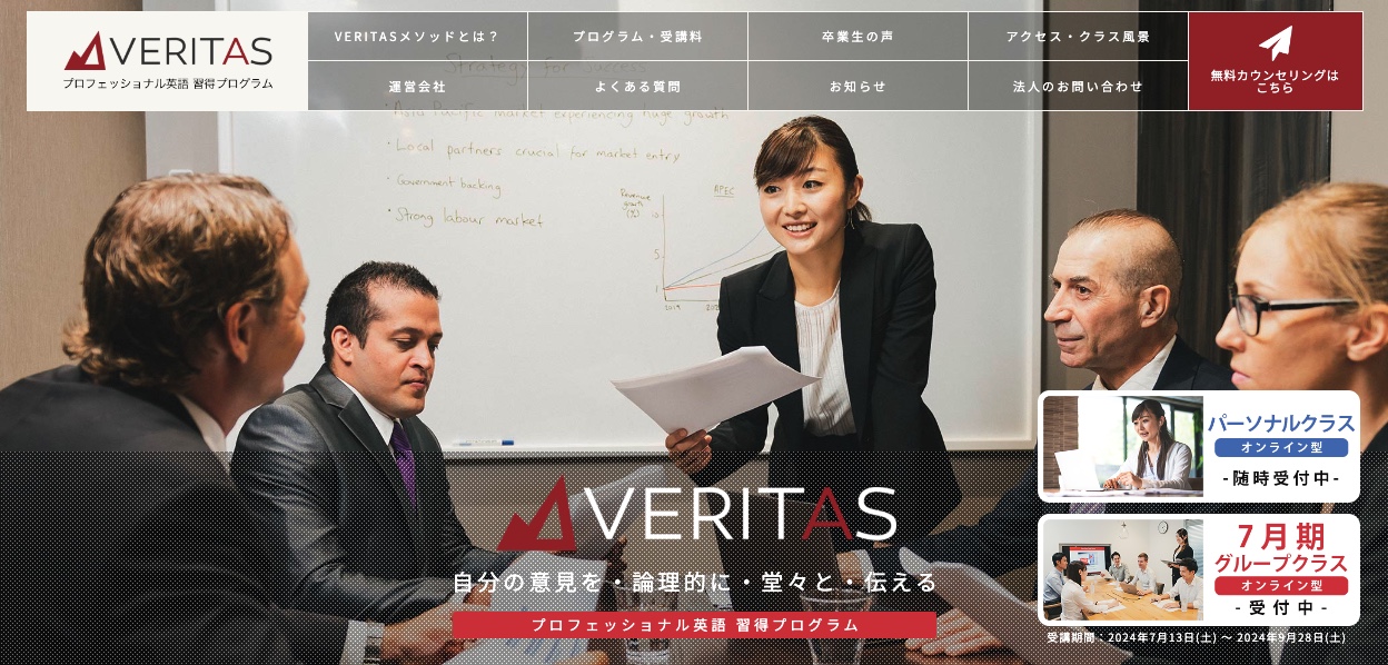 VERITASは〇〇な人におすすめ