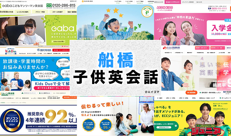船橋駅周辺の子供向け英会話教室