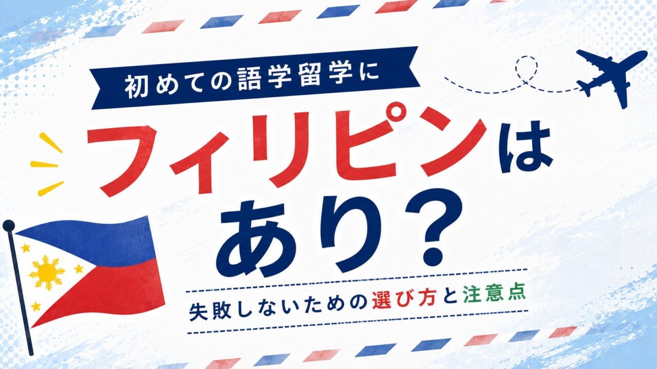 初めての語学留学 フィリピン